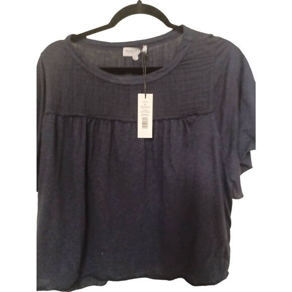 Michael Stars Tops - Michael Stars Top Short Sleeve Color Blue Size XL